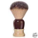 Fine Classic Angel Hair Fiber Shave Brush Marfil/Carmesí