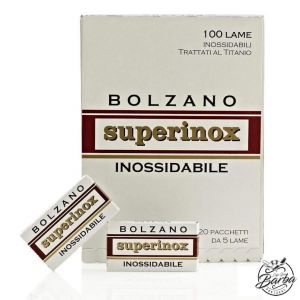 100X - Hojas de Afeitar Doble Filo Bolzano Superinox