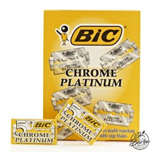 100X Hojas BIC Cromo Platino