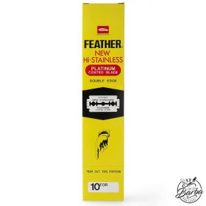 200x Cuchillas de Afeitar Feather Doble Filo