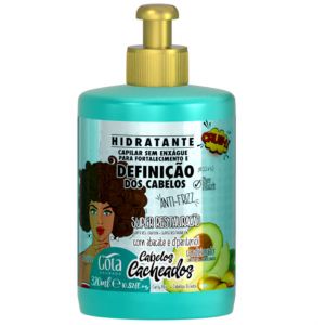 Gota Dorada Crema para Peinar Fortalecimiento Rizados 320ml