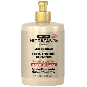 Gota Dourada Crema para Peinar Fortalecimiento Recarga de Queratina 320ml