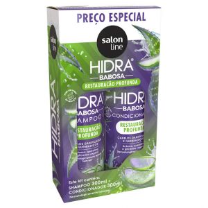 Kit Champú y Acondicionador Hidra Aloe Vera Salon Line 300ml